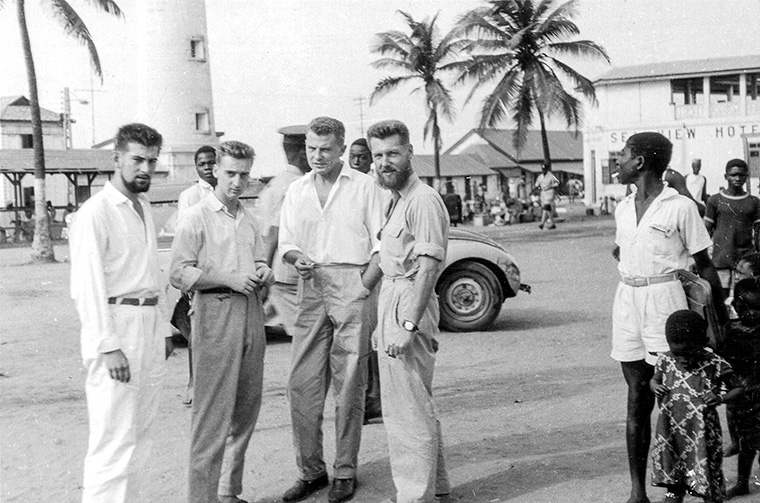 Mit Einheitsfrisur und zivilisiert, Kopezky, Ich, Schani u. Mackie